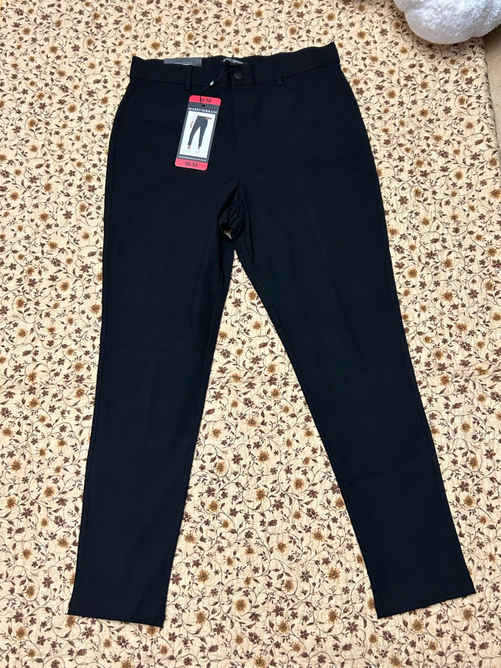 Mario Serrani woman's textured pull on pant